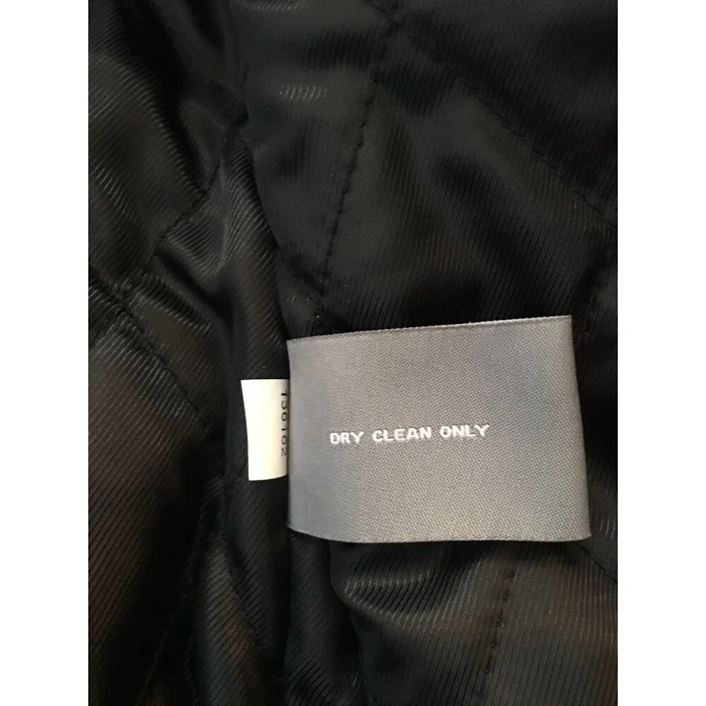 Michael Kors Mens Wool-Blend Bomber Jacket With Quilted Lining & Zip Closure